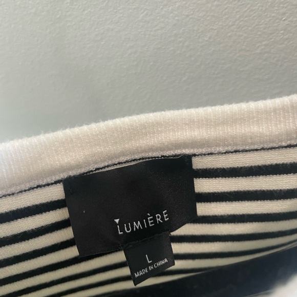 High quality white and black striped top - Picture 5 of 7